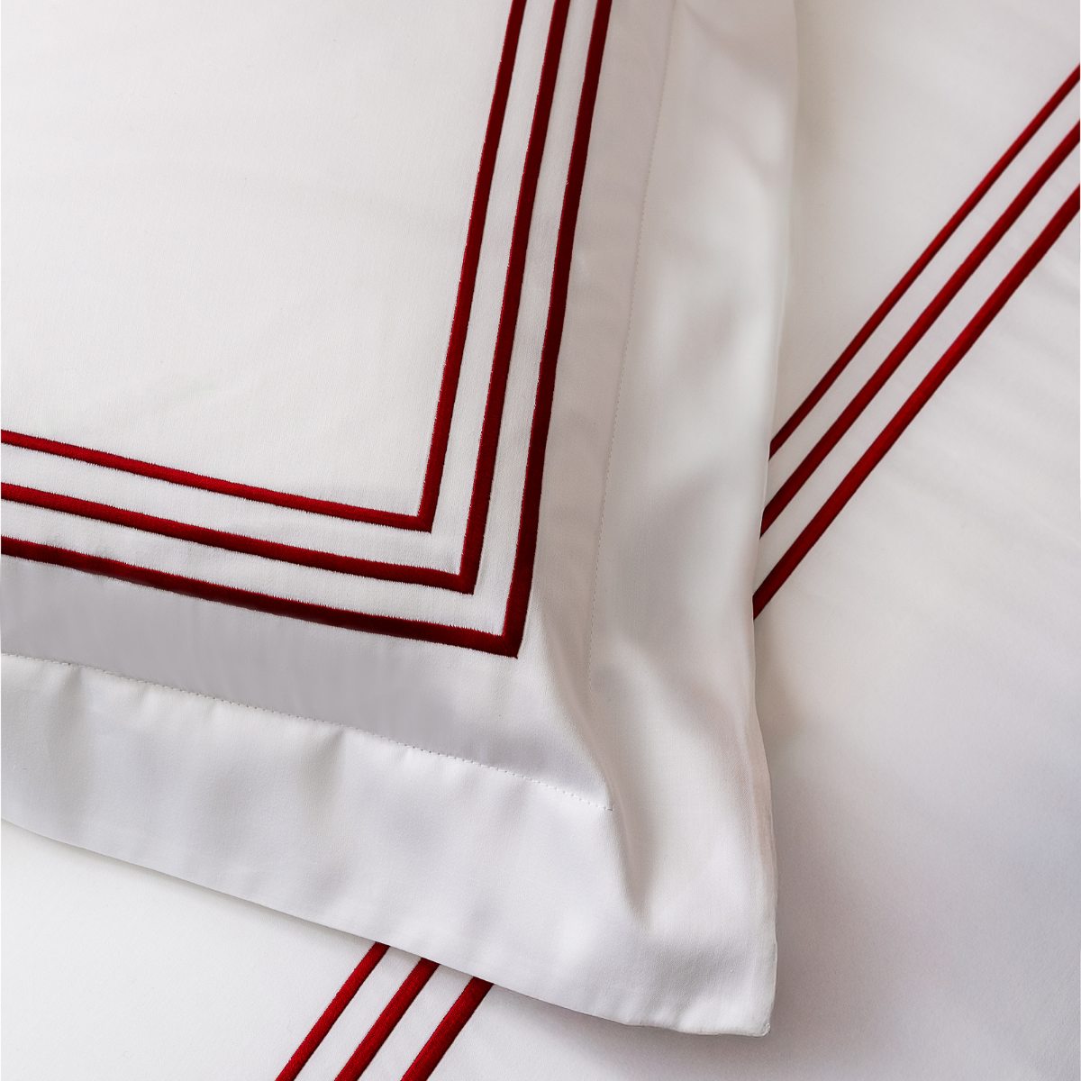Lumera Oxford Yastık Kılıfı Bordo