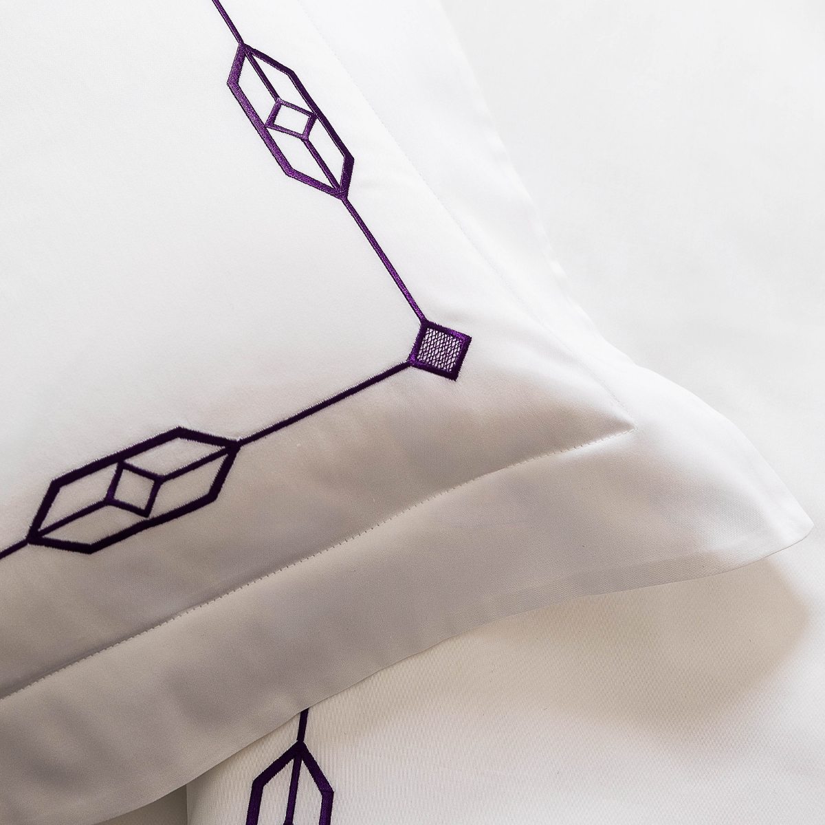 Nevaris Oxford Yastık Kılıfı Mor