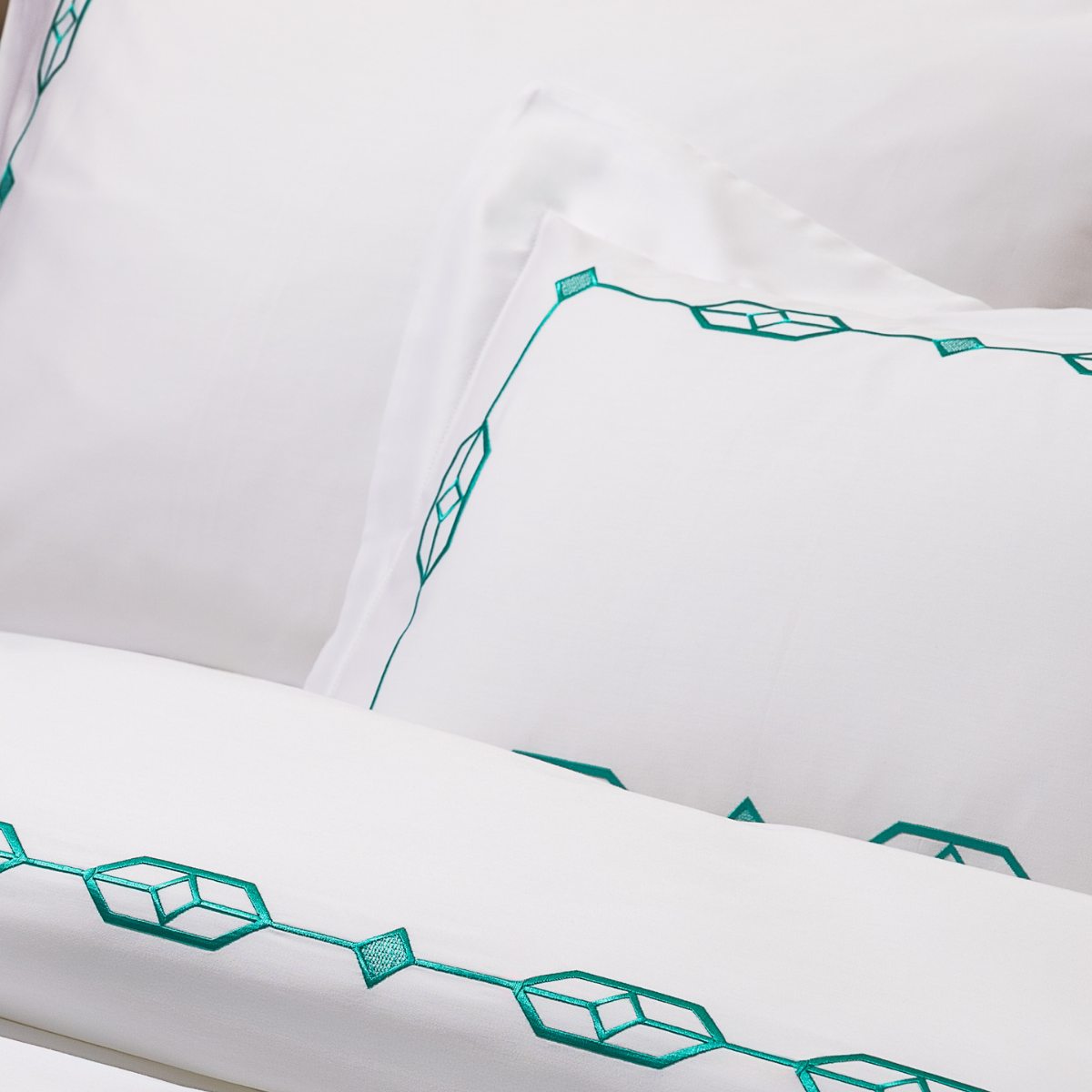 Nevaris Oxford Yastık Kılıfı Yeşil